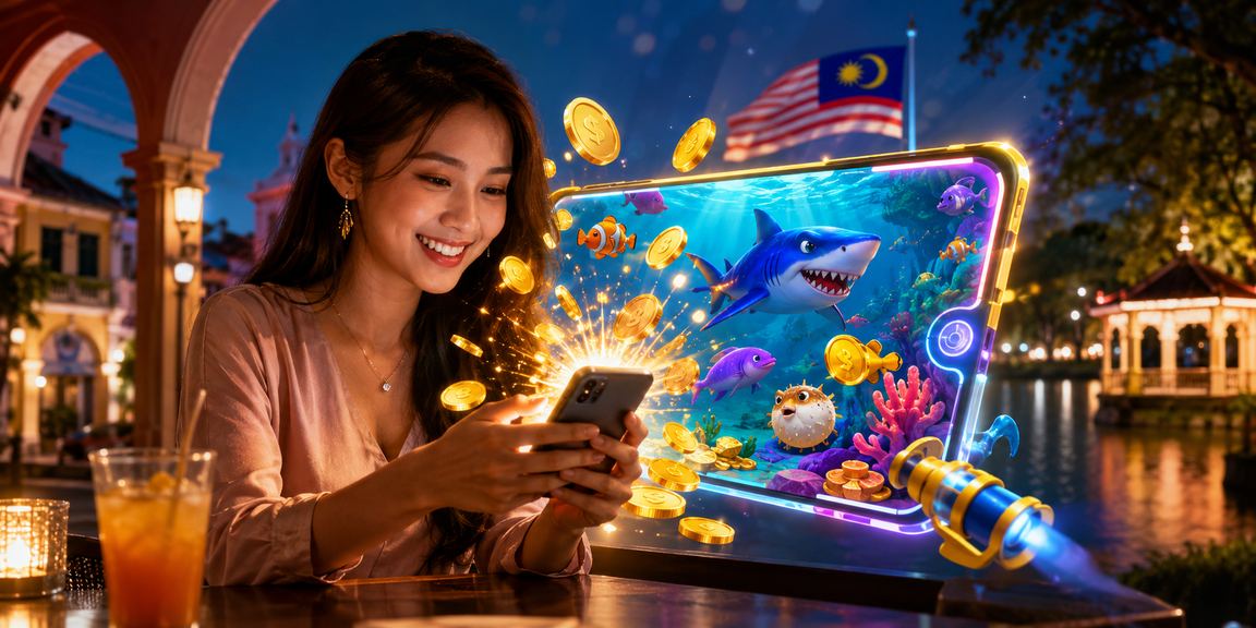 Permainan memancing dalam talian dengan animasi moden dan interaktif